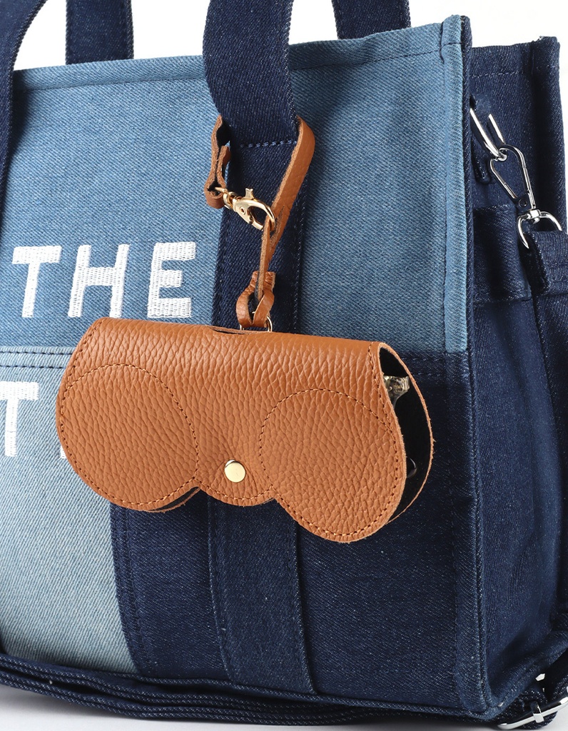Lederen zonnebril case/pouch | 559049