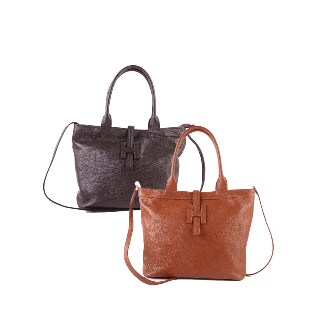 Lederen handtas | 552408