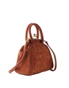 Lederen handtas | Suede | 552516