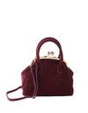 Lederen handtas | Suede | 552516