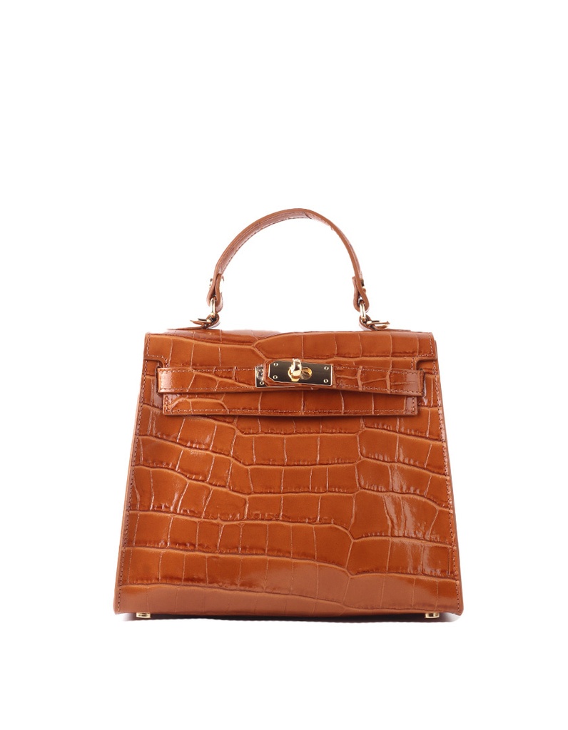 Lederen Schoudertas | Kroko | 552530