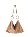 Suede schoudertas | 552406