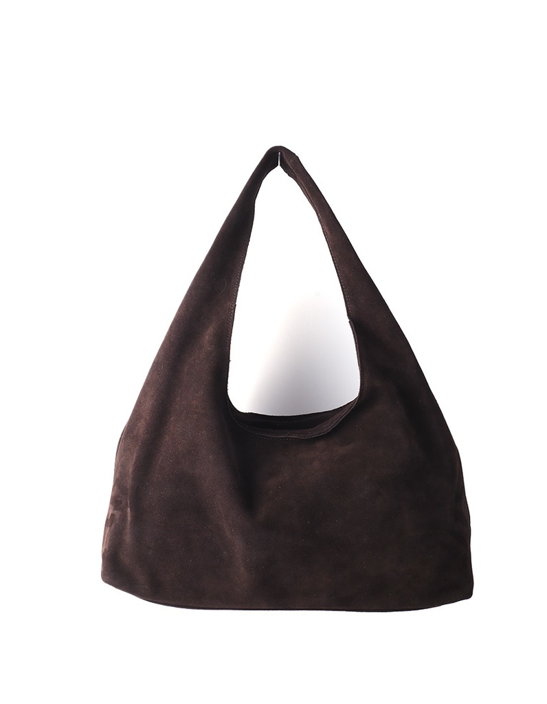 Lederen schoudertas | Suede | 552422