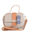Lederen handtas 2 Combi kleuren | 9001551