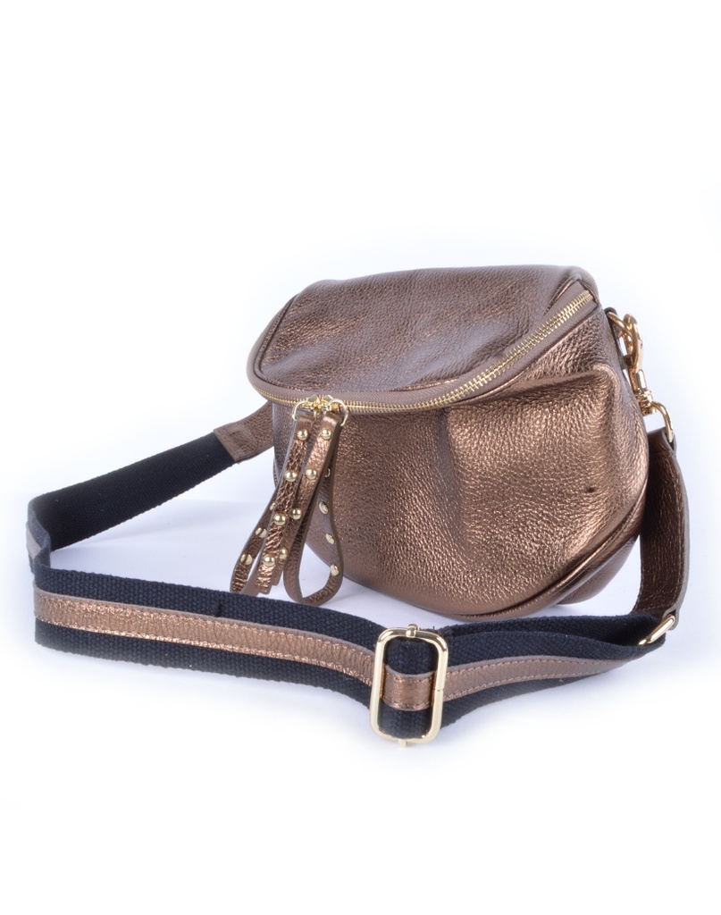Lederen heuptas Metallic | 5526071