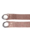 Kunstlederen Riem  - Gesp | Metallic Zilver | 400097
