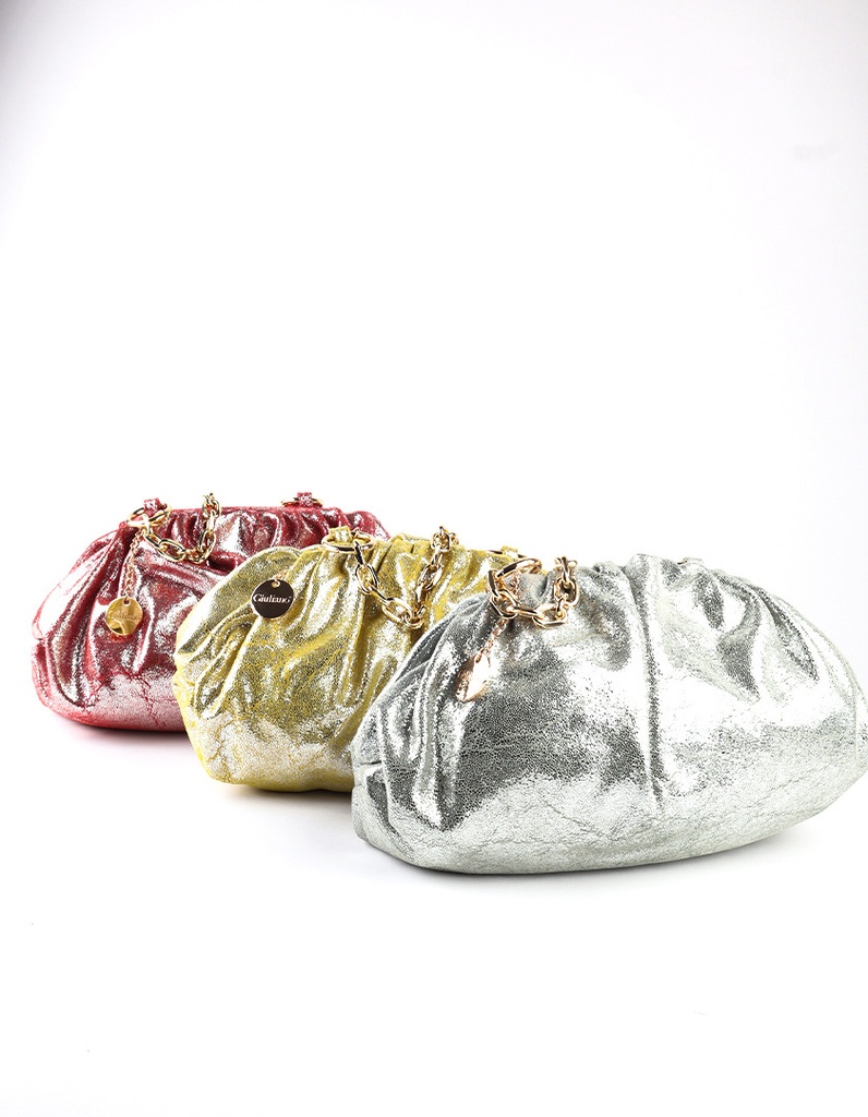 Lederen schoudertas | Shiny | 552401