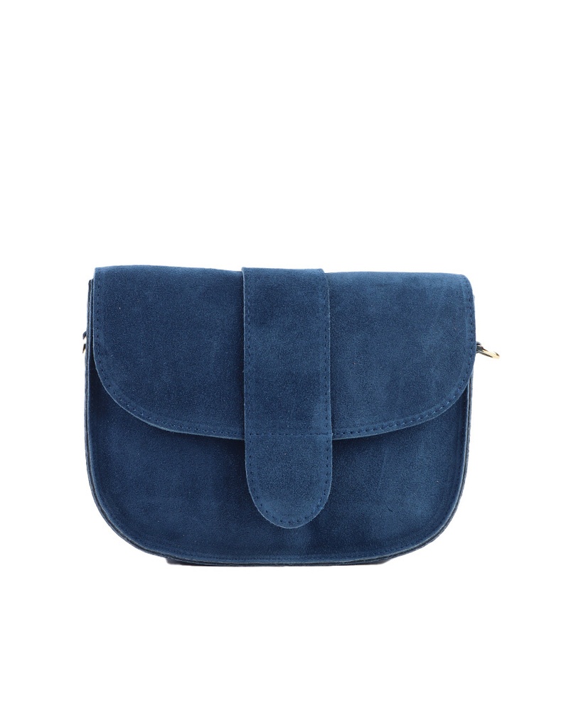 Suede Schoudertas | 552979 (Donkerblauw)