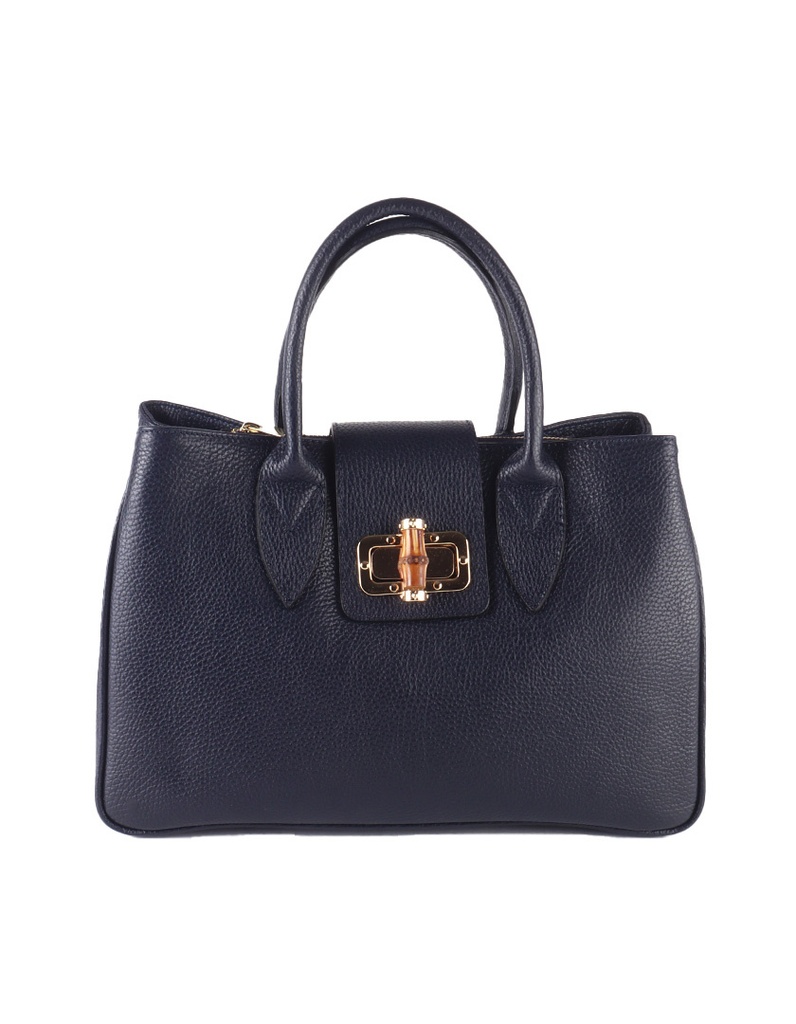Lederen handtas | Effen | 552833