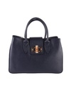 Lederen handtas | Effen | 552833