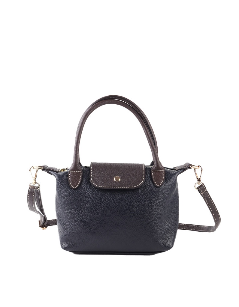 Lederen Handtas | Lente | 552998 (Donkerblauw)