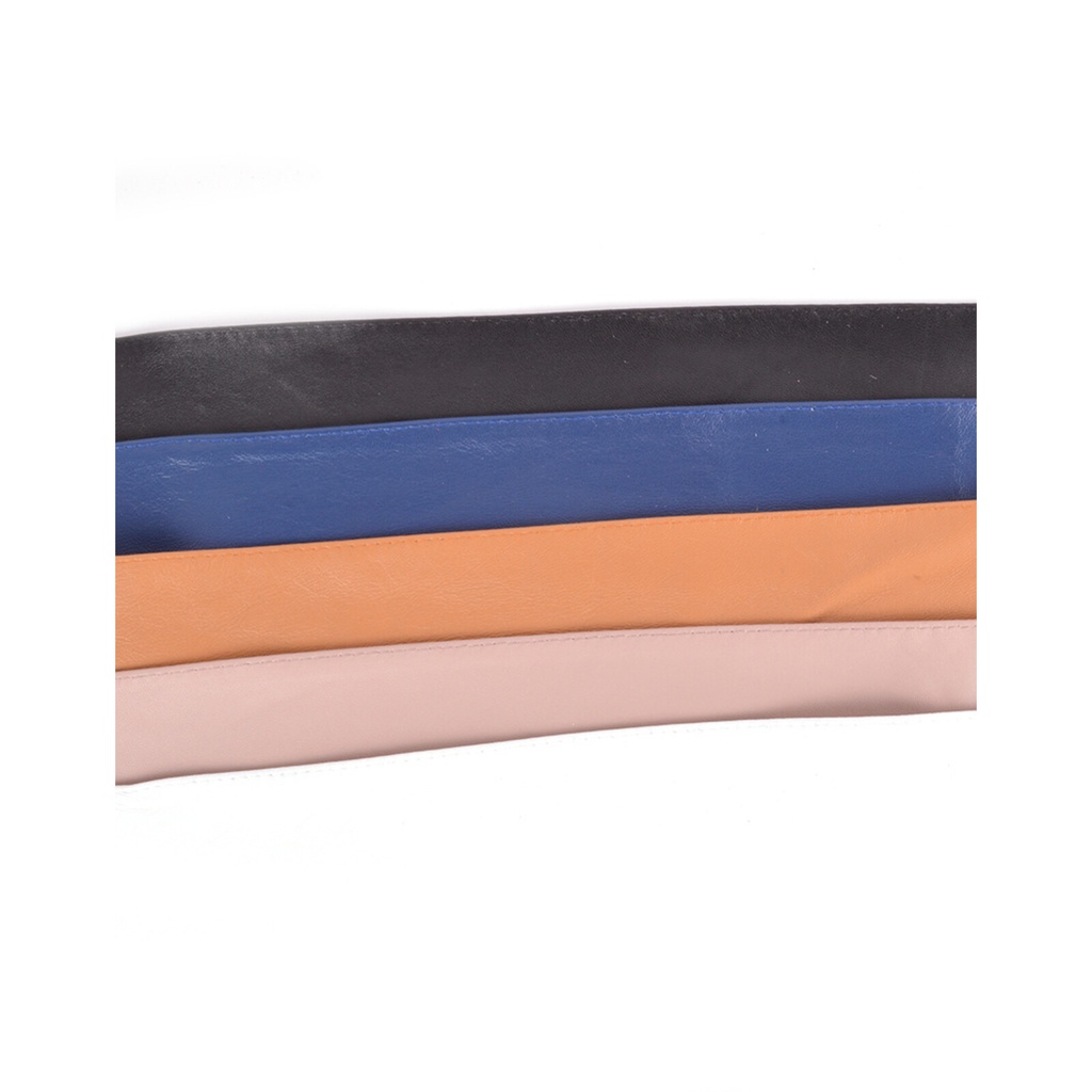 Lederen knoopriem | 700001 (Donkerblauw)
