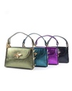 Lederen Schoudertas | 552839 Metallic